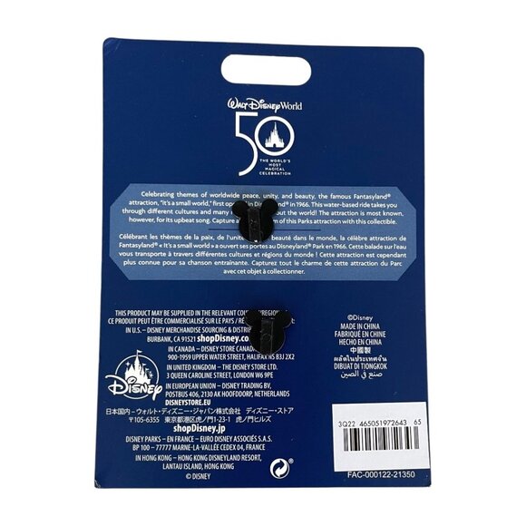 Disney Parks Mickey Mouse Main Attraction It’s A Small World Limited Release Pin - Picture 3 of 6